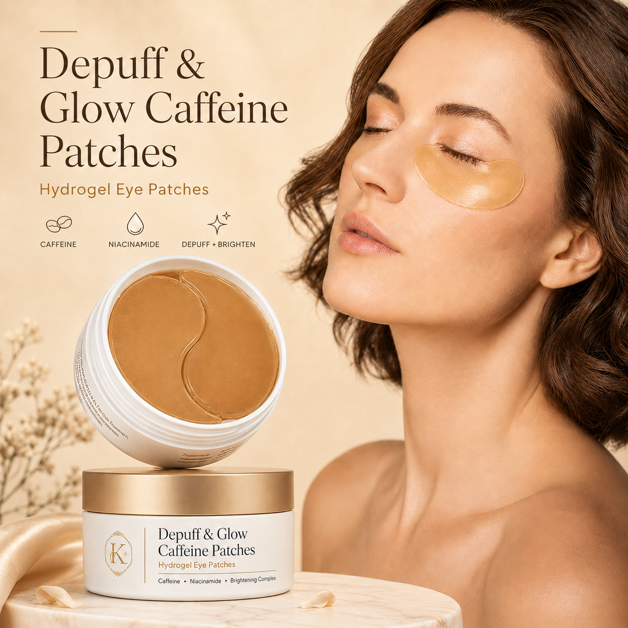 Depuff & Glow Caffeine Patches (60pcs)