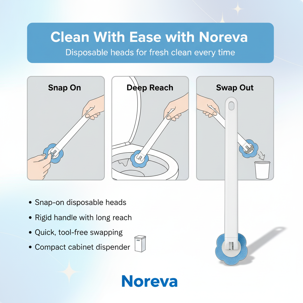 Noreva - Disposable Toilet Brush