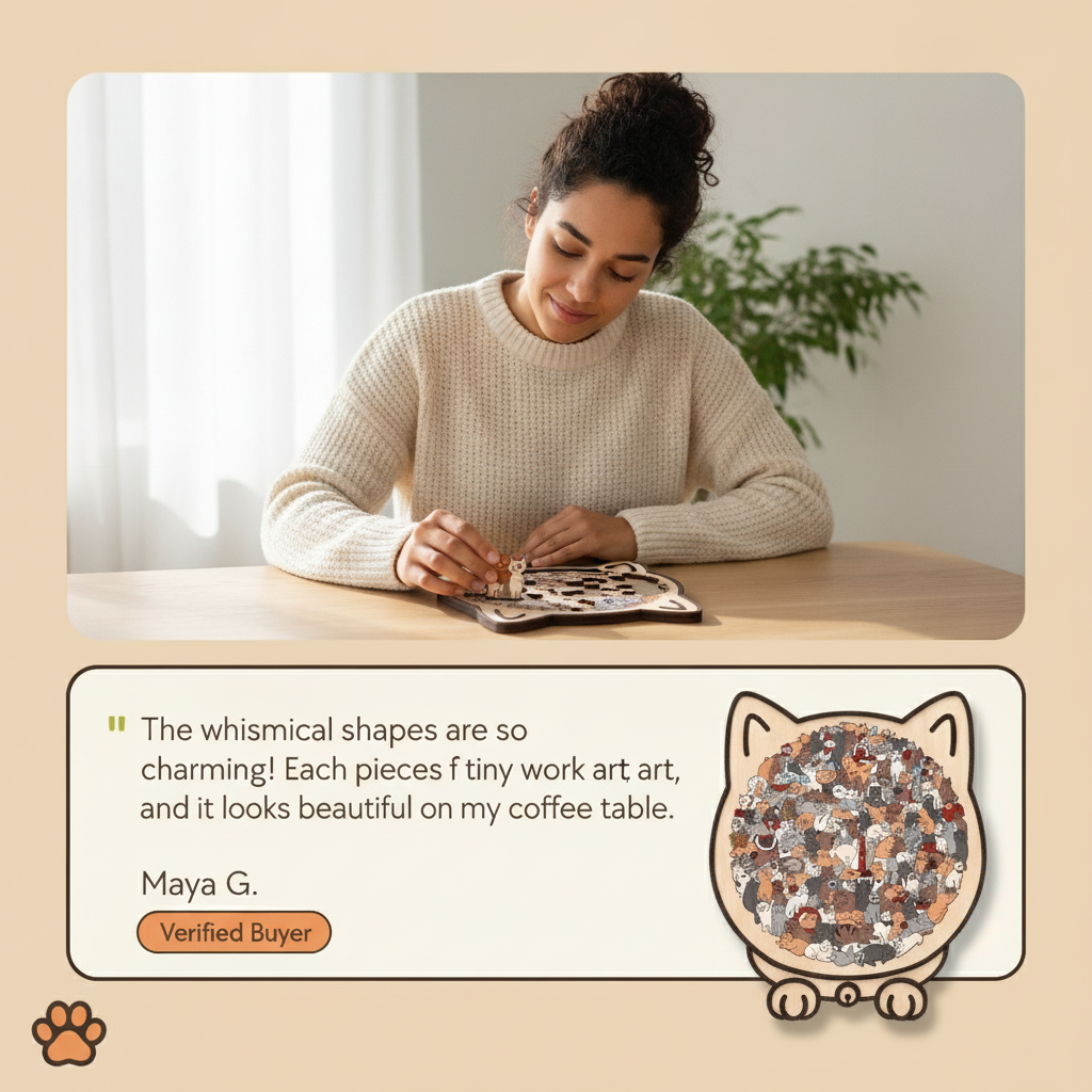 PuzzlyPaws™ Wooden Puzzle