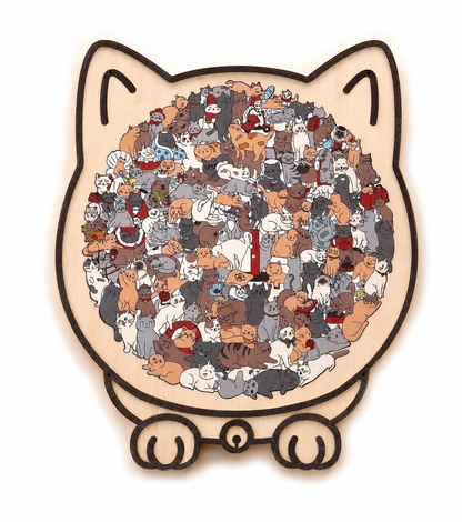 PuzzlyPaws™ Wooden Puzzle