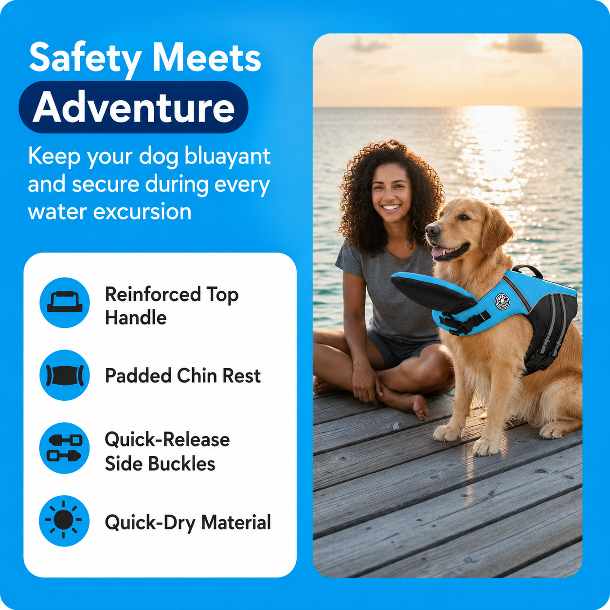 PupFloat™ Dog Life Jacket