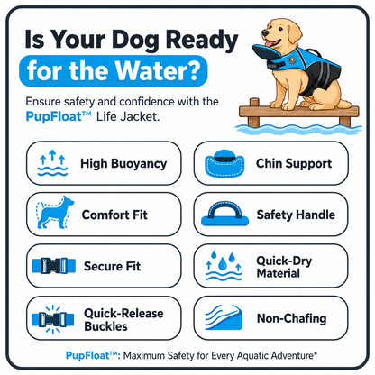 PupFloat™ Dog Life Jacket