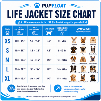 PupFloat™ Dog Life Jacket
