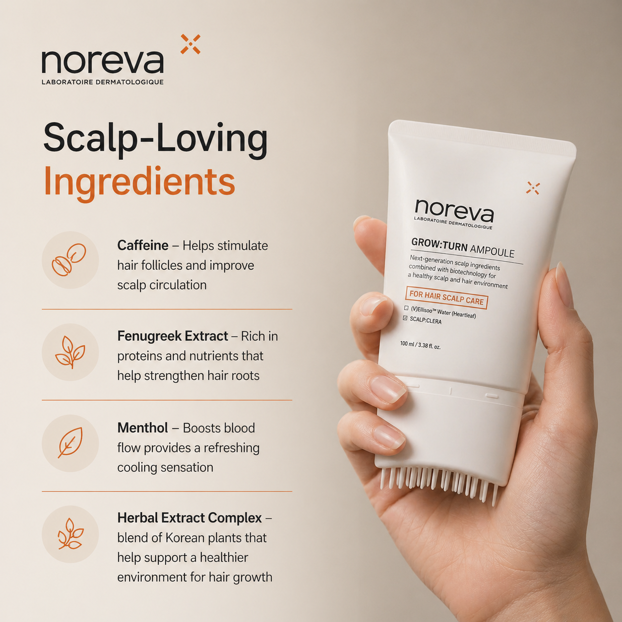 Noreva - Korean Hair Growth Serum
