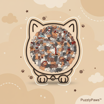 PuzzlyPaws™ Wooden Puzzle