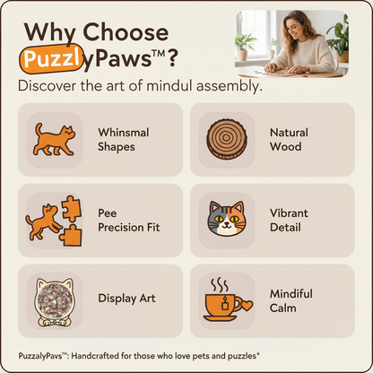 PuzzlyPaws™ Wooden Puzzle